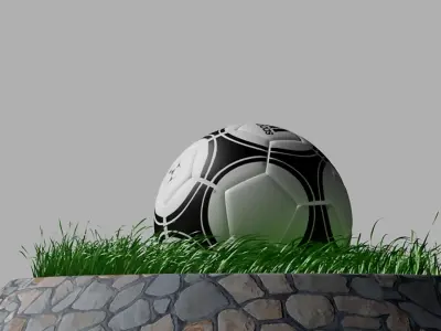  Soccer Ball   Low-poly 3D model