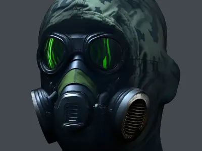Helmet 3d model military combat Military Low-poly VR Low-poly 3D model buy