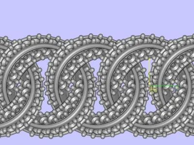 MIAMI CUBAN LINK CHAIN FOR BRACELET OR NECKLACE 3D print model 3D print model