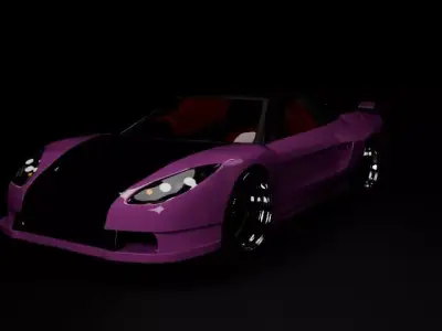 honda nsx veilside performance Low-poly 3D model