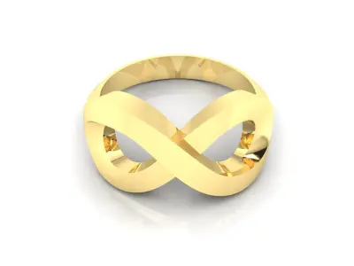 Ring M46 The luxury female ring wedding 3D print model