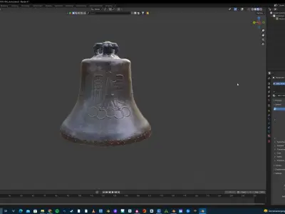  olympic berlin 1936 bell 3D model