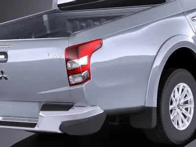Mitsubishi L200 2017 VRAY 3D model