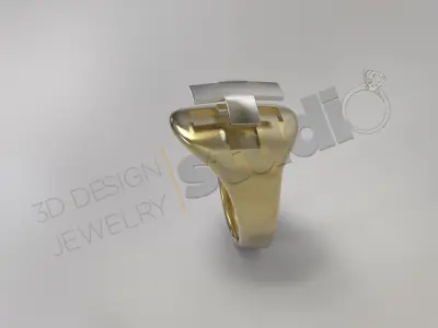 Luxury Gavello fashion ring 3d model 3D print model