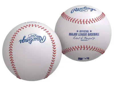 Baseball Rawlings 3D model