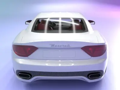 Maserati GranTurismo 3d model 3D model