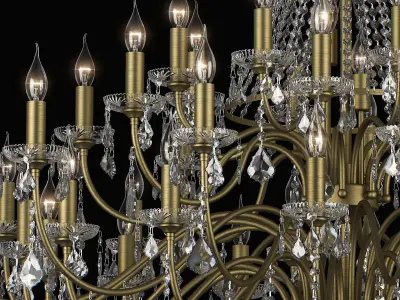 70051x Classic Osgona Chandelier 3D model