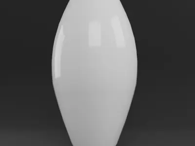 Bowling Pin Low-poly 3D model