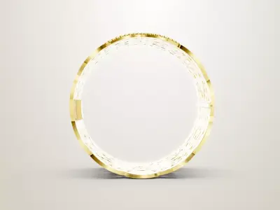 scrollwork bangle 3D print model