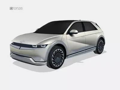 Hyundai Ioniq 5 2022 Low-poly 3D model