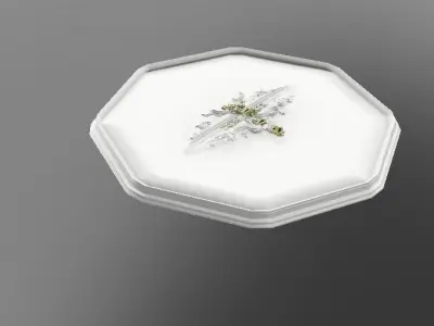 Classic molding NGon shaped LS design 3D model