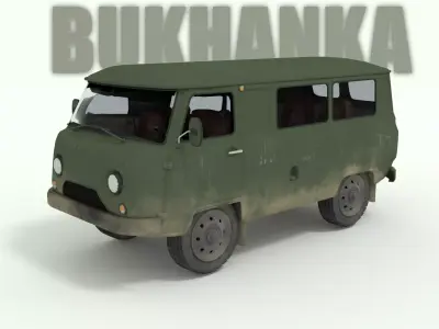 UAZ-452 Bukhanka 3D model