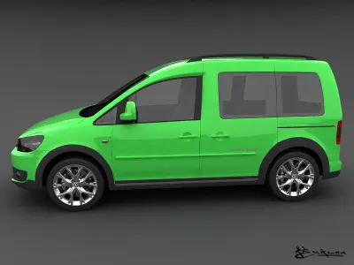 Volkswagen Cross Caddy 2013 3D model