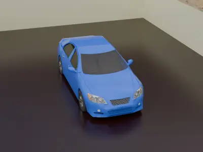 3D car for gaming and animation 3D model