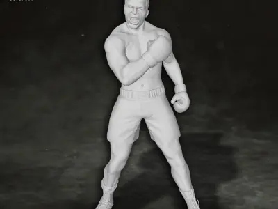 Muhammed Ali box boxer king legend sport Custom 3D print model 3D print model