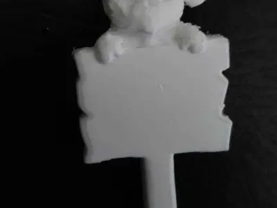 Santa Claus Wooden Sign 3D print model