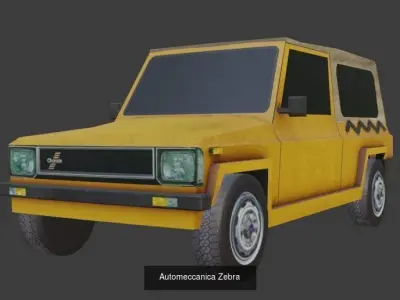 Greek cars set 3D Model Pack