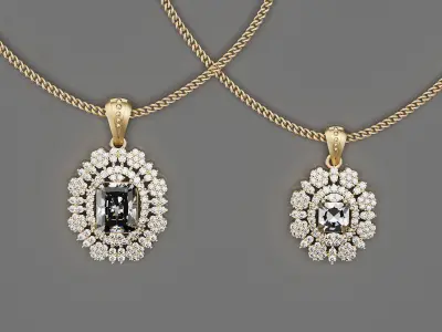 Lux  pendants  printable gold jewelry printable 3D model 3D print model