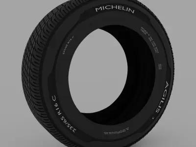 Wheel Michelin 3D model