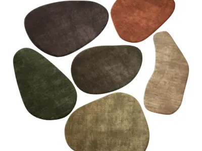 Nanimarquina Stone Carpets Low-poly 3D model