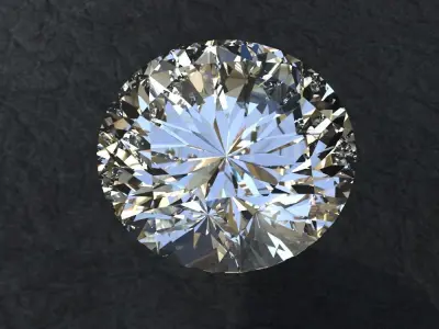 Diamond collection 3D emerald cut 3D model