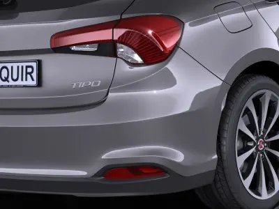 Fiat Tipo 5-door 2017 3D model