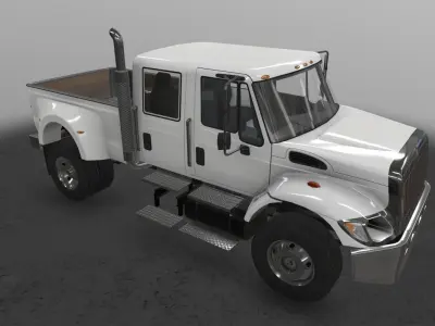 Monster Truck CXT 4x4 Low-poly 3D model