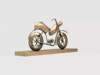 Decor Metal Bike 3D model