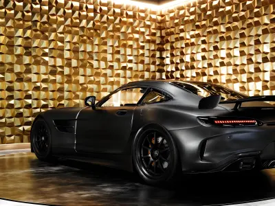 Mercedes Amg GT-R Low-poly 3D model