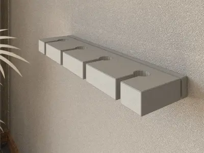 Wine Glass Holder 01 Free 3D model