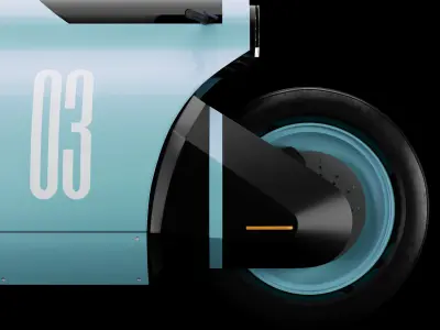 Concept motorcycle 3 3D model