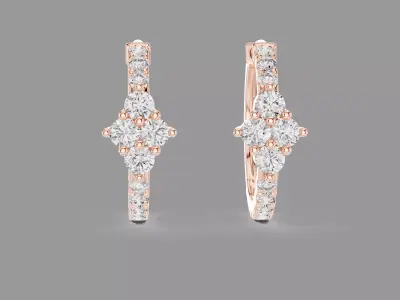  Diamond Hoops  3D print model