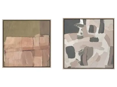 Abstract Painting Frame Set 10 3D model