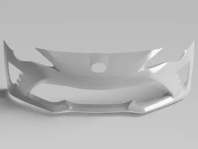 86 ZN6 Front Bumper Exterior Surface - 3D Laser-Scanned 3D model