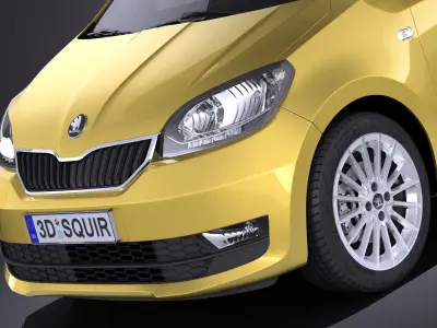 Skoda CitiGo 3-door 2017 3D model