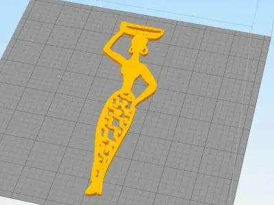 African Women wall art 2 3D print model