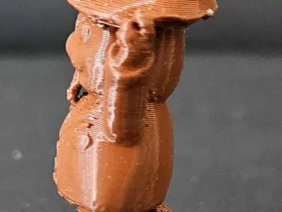 Cute Beaver gangster  3D print model