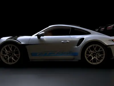 2023 Porsche 911 GT3RS WITH LIVERY 3D model