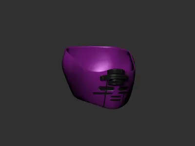 Gas mask helmet 3d model scifi  3D model