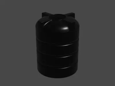 Water Tank Free low-poly 3D model