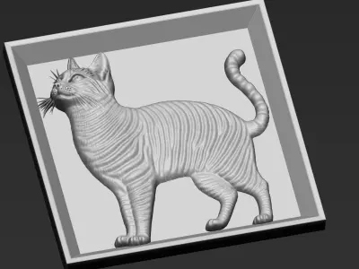 Cat A61 3D print model