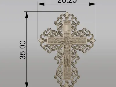 CROSS 3D print model 21