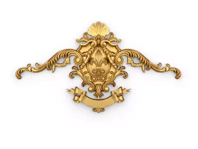 carved classic decorative ornament cnc 3d printing stl 64 3D model