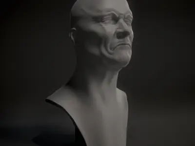Angry Man 3D print model