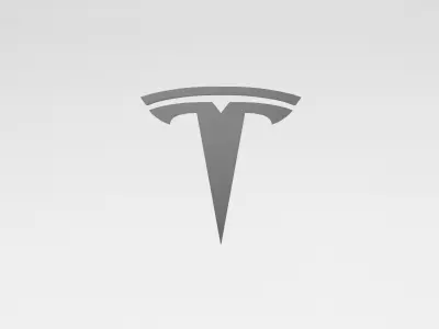 Tesla Logo v1 002 Free low-poly 3D model