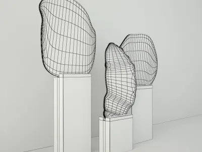 Fergie Sculptures by Arteriors 3D model
