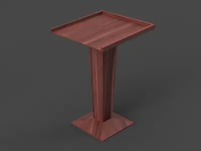 Speech stand 1  Free 3D model