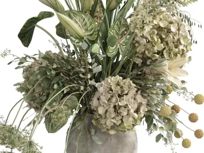 Flower In Vase 104 3D model