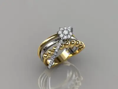 Women Ring 20 3D print model