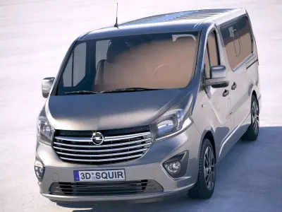 Opel Vivaro Passenger 2015-2018 3D model